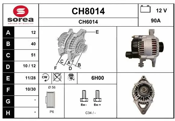 Alternator (CH8014)