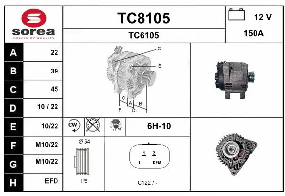 Alternator (TC8105)