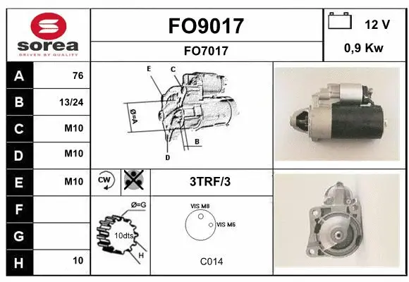 Starter (FO9017)