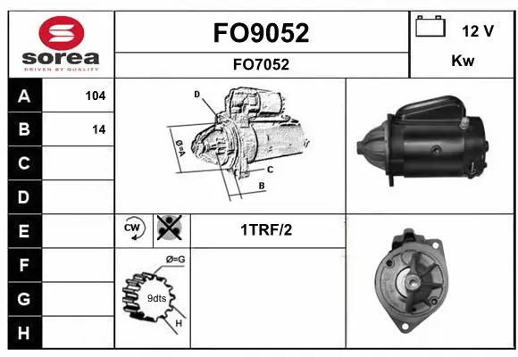 Starter (FO9052)