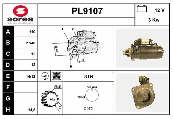 Starter (PL9107)