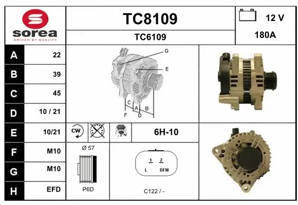 Alternator (TC8109)