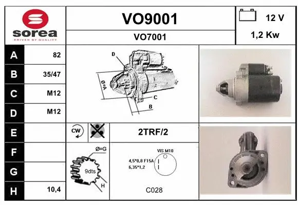 Starter (VO9001)