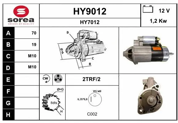 Starter (HY9012)