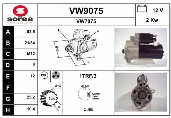 Starter (VW9075)