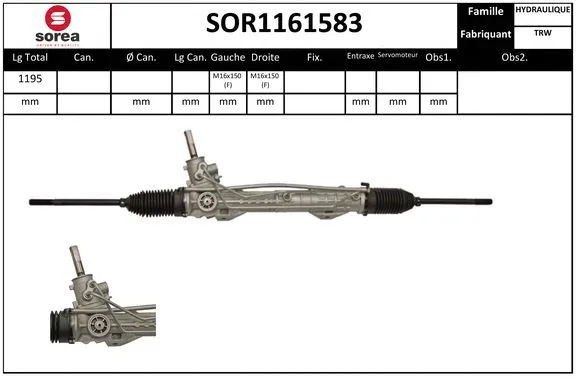 Steering Gear (SOR1161583)