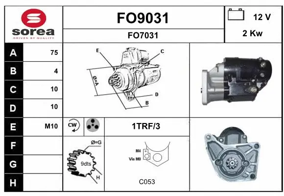 Starter (FO9031)