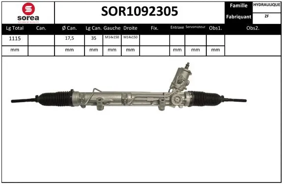 Steering Gear (SOR1092305)