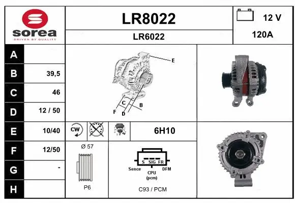 Alternator (LR8022)