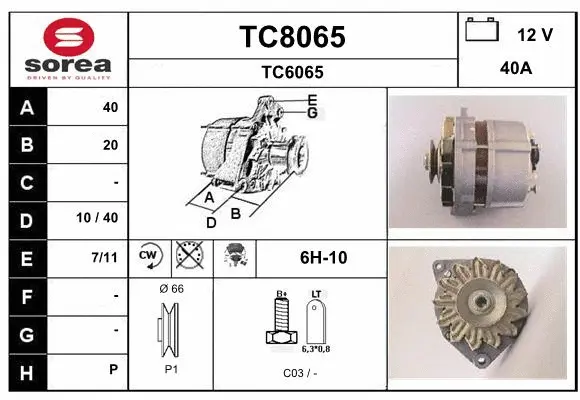 Alternator (TC8065)