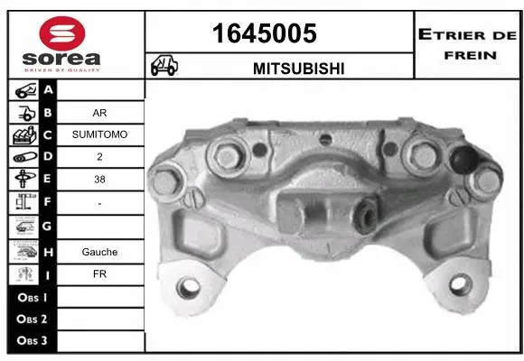 Brake Caliper (1645005)