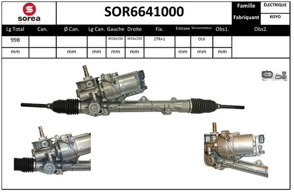 Steering Gear (SOR6641000)