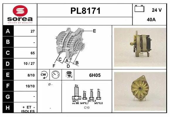 Alternator (PL8171)