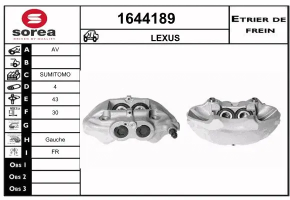 Brake Caliper (1644189)