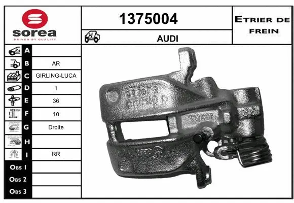 Brake Caliper (1375004)
