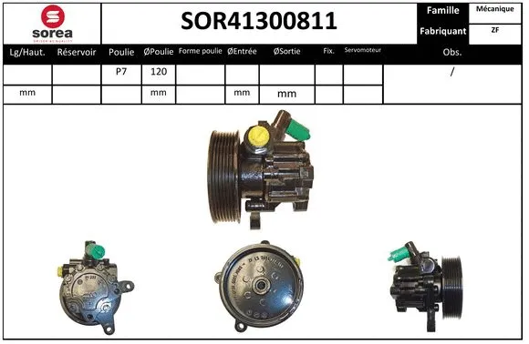 Hydraulic Pump, steering (SOR41300811)