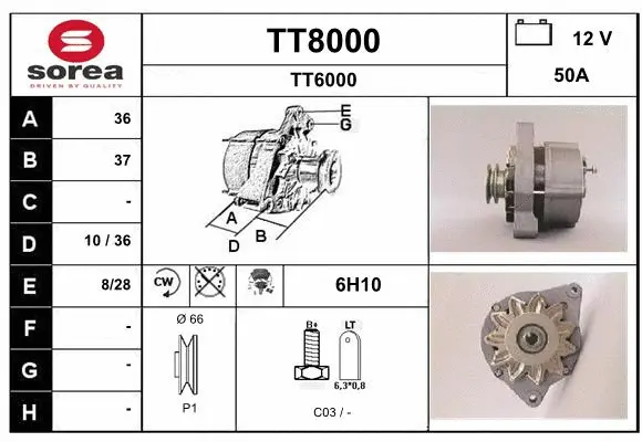 Alternator (TT8000)