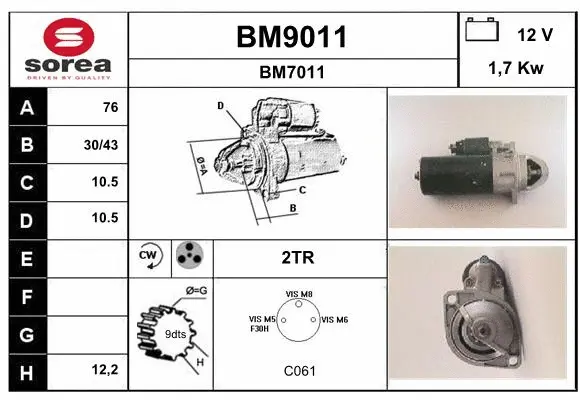 Starter (BM9011)