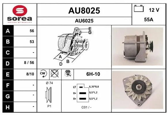 Alternator (AU8025)