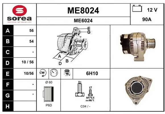 Alternator (ME8024)