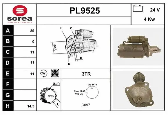 Starter (PL9525)