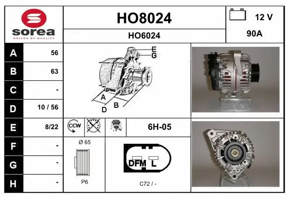 Alternator (HO8024)
