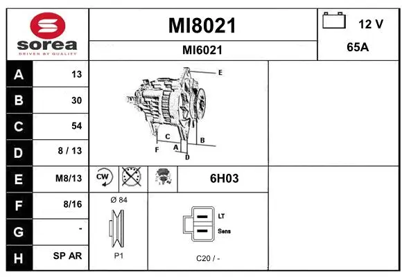 Alternator (MI8021)
