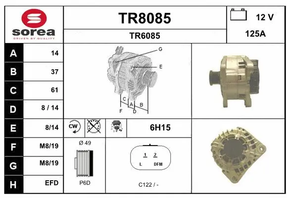 Alternator (TR8085)