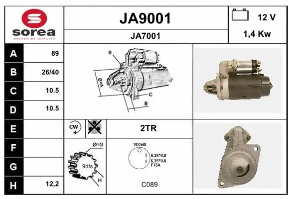 Starter (JA9001)