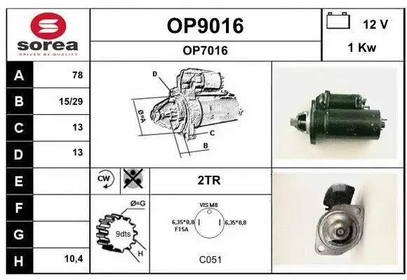 Starter (OP9016)