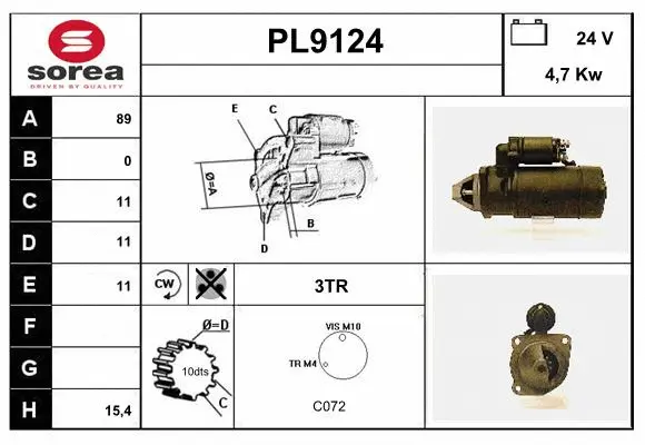 Starter (PL9124)