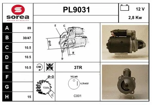 Starter (PL9031)