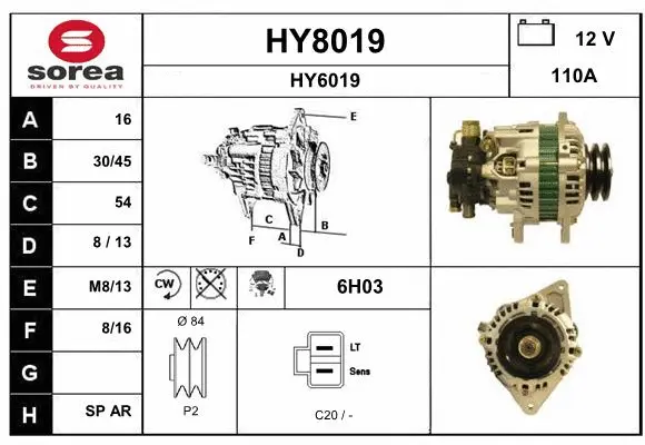Alternator (HY8019)