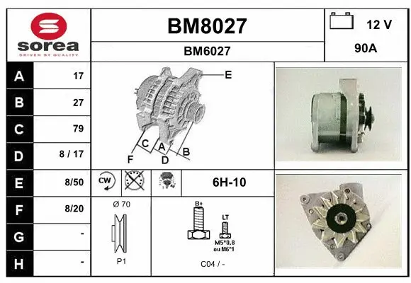 Alternator (BM8027)