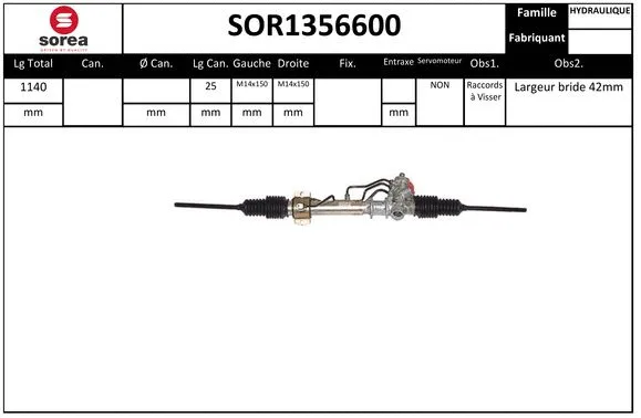 Steering Gear (SOR1356600)
