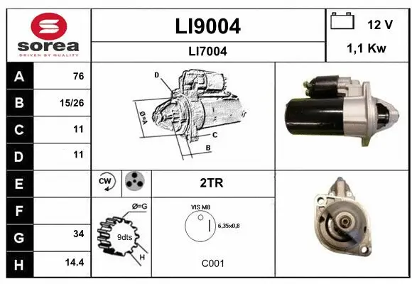 Starter (LI9004)