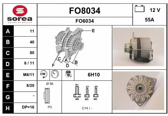 Alternator (FO8034)