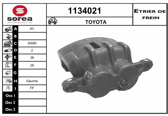Brake Caliper (1134021)