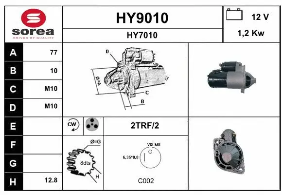 Starter (HY9010)