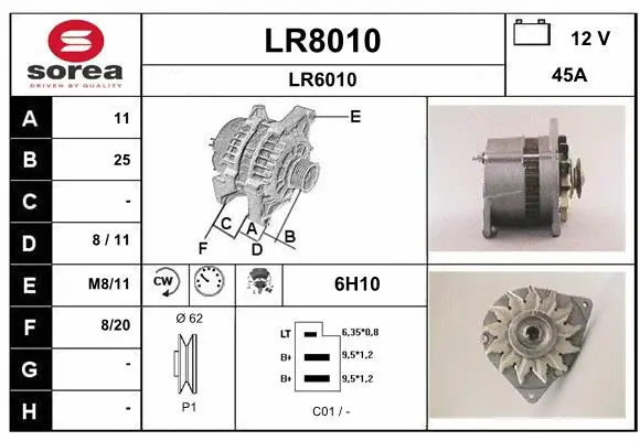 Alternator (LR8010)