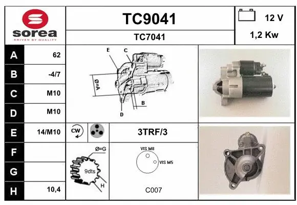 Starter (TC9041)