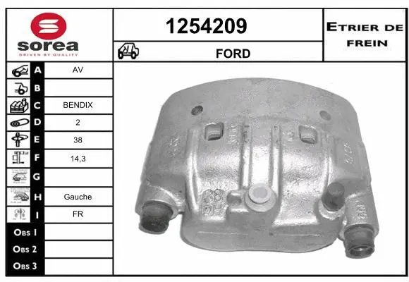 Brake Caliper (1254209)