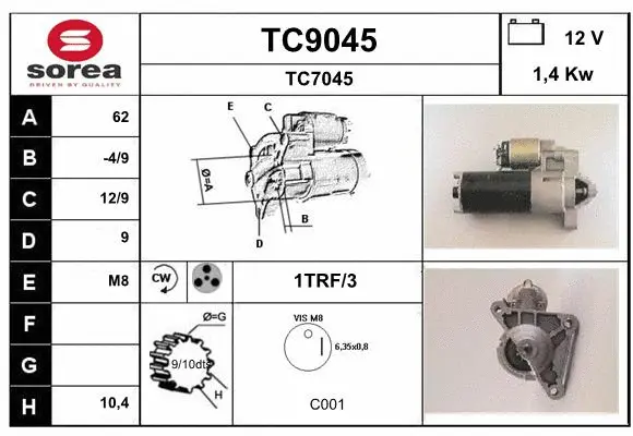 Starter (TC9045)
