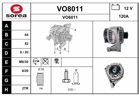 Alternator (VO8011)