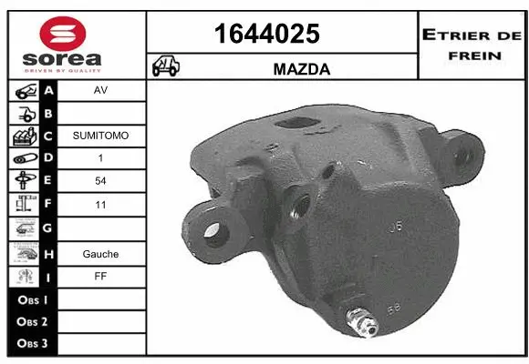 Brake Caliper (1644025)
