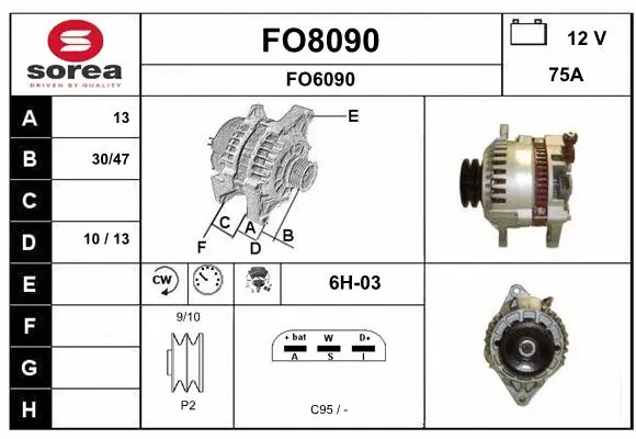 Alternator (FO8090)