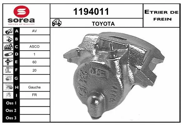 Brake Caliper (1194011)