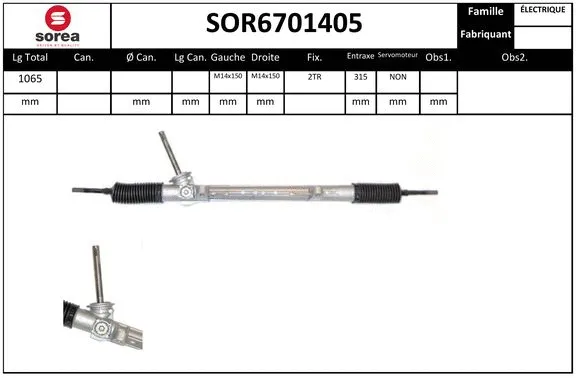 Steering Gear (SOR6701405)