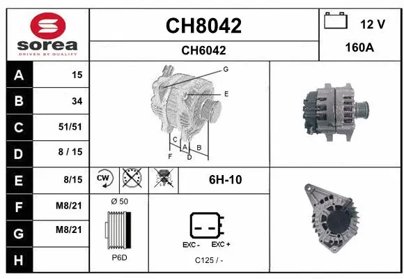 Alternator (CH8042)