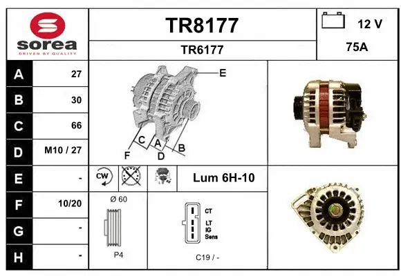 Alternator (TR8177)
